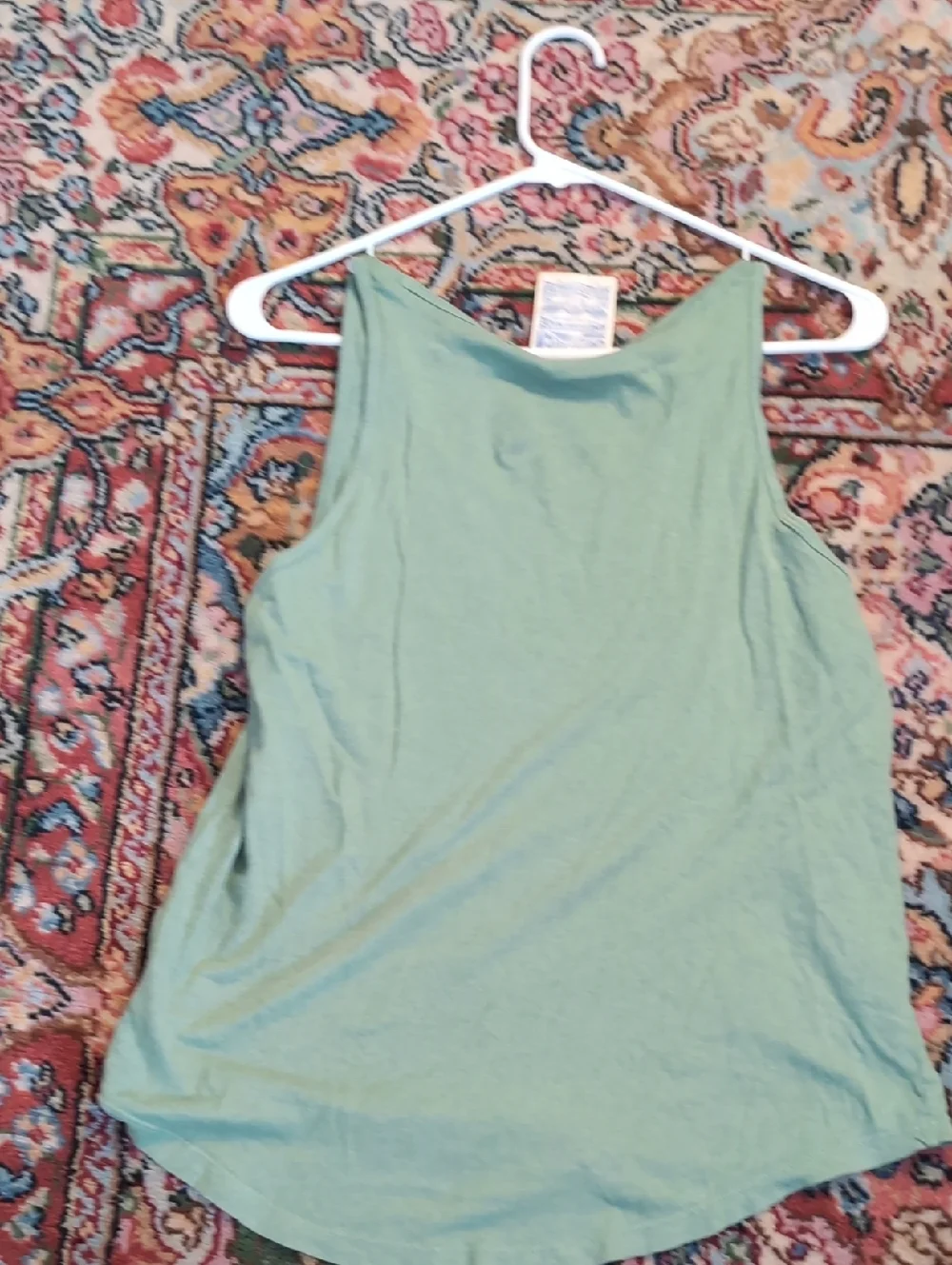 Jungmaven Sage Green Tank Top - Scoop Neck - Picture 5 of 5
